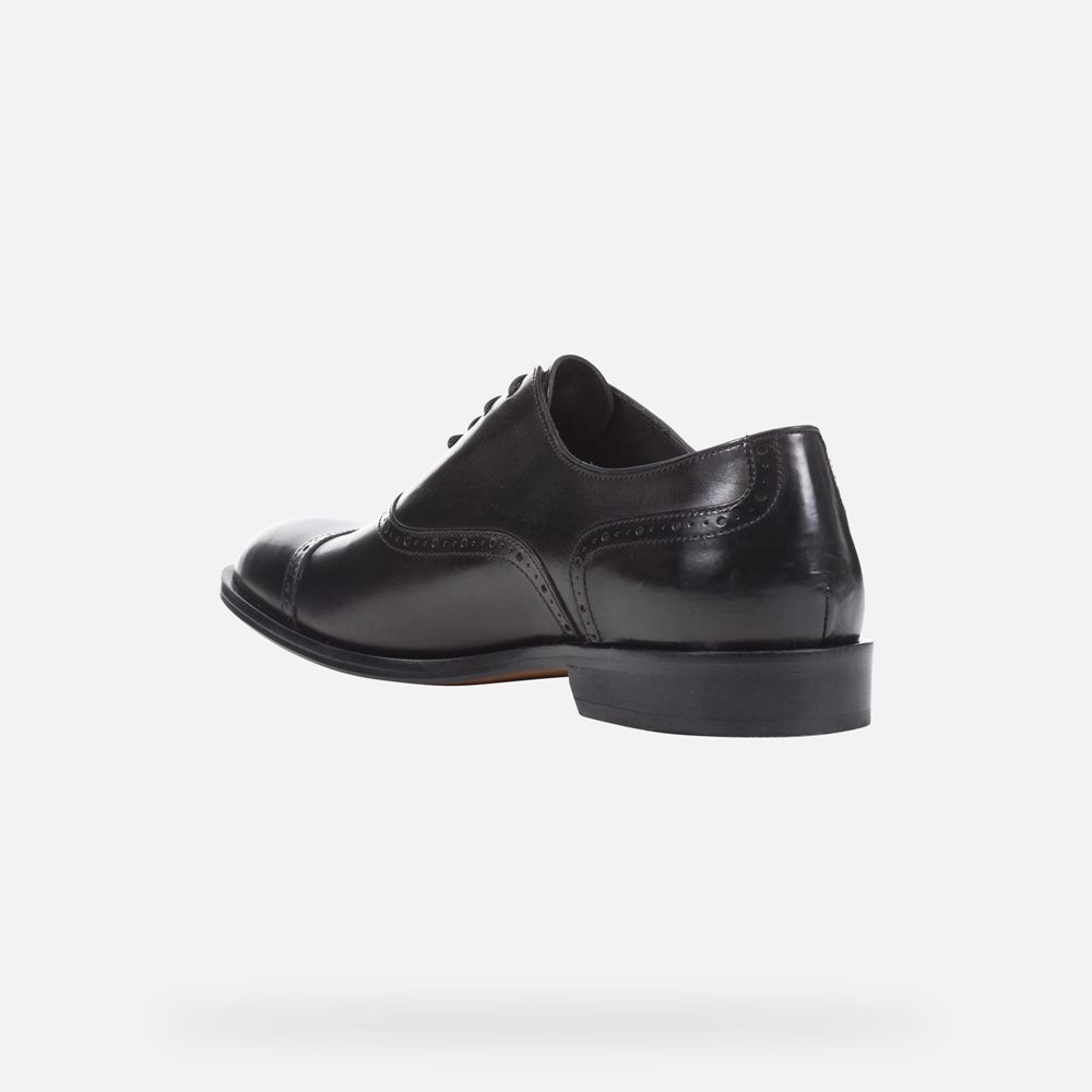 Geox Formal Shoes Black Saymore - Geox Mens Shoes - BESGFL760